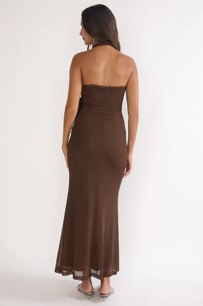 Lily Whyt - Maxi Tie Dress