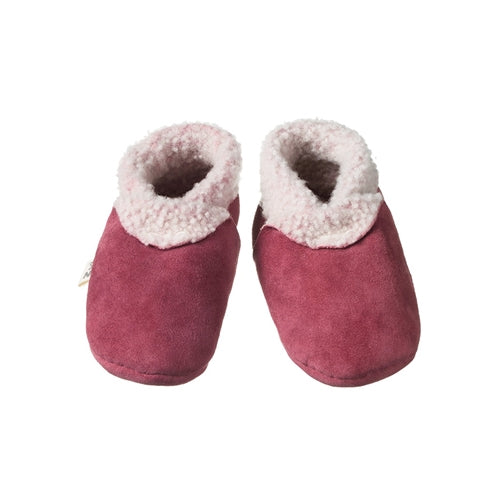Nature Baby - Lambskin Booties - Rhubarb