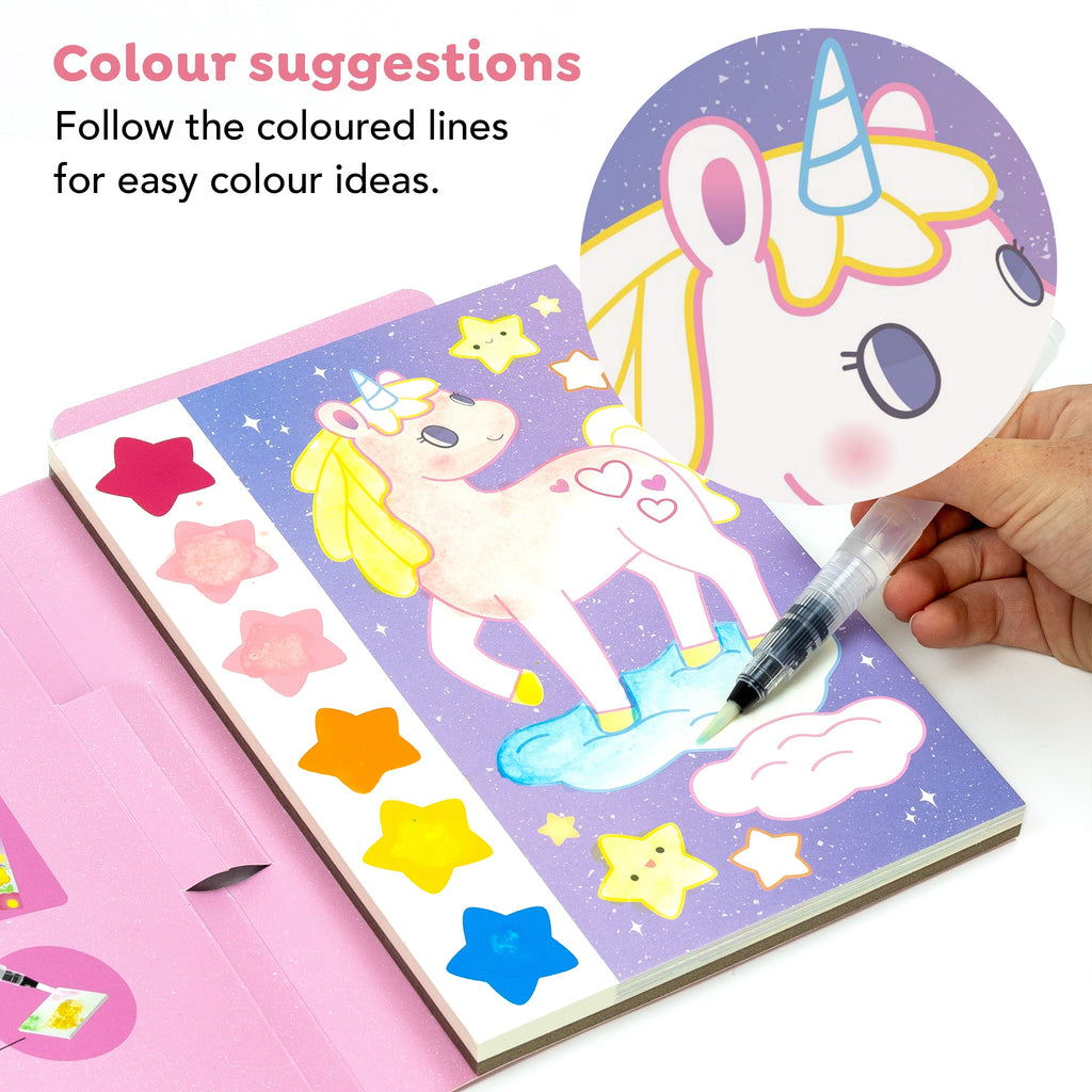 Tiger Tribe Paint a Picture Set - Unicorn Skies in Single