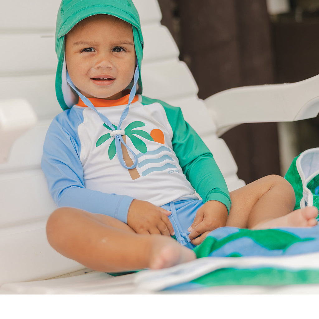 Crywolf BABY RASH VEST Seaside Colourblock in Single
