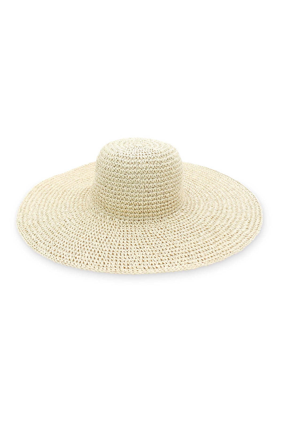 Morgan & Taylor Sabrina Floppy Hat in Natural in beige