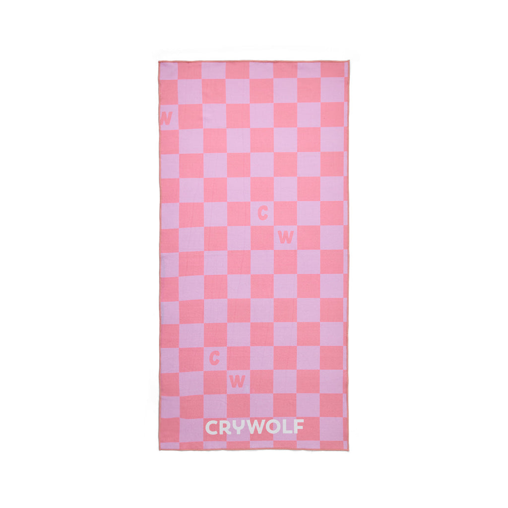 Crywolf RAPID DRY TOWEL Flamingo Check in Single