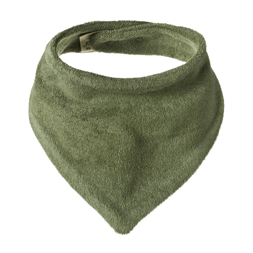 Nature Baby - Triangle Bib Terry - Nettle (S23.24)