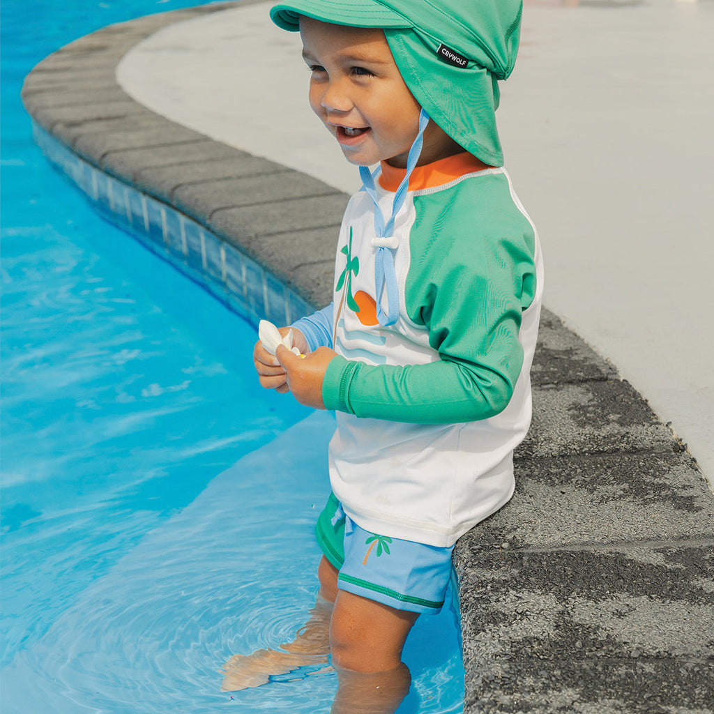 Crywolf BABY SWIM SHORT Seaside Colourblock in Single