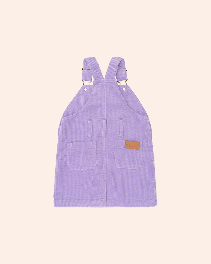 Huxbaby Classic Cord Pinafore in VIOLET