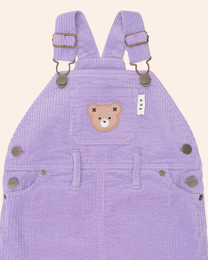 Huxbaby Classic Cord Pinafore in VIOLET