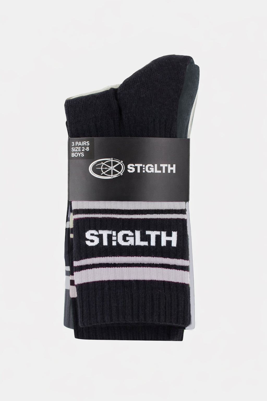 St Goliath Boys Classic Sock Pack (Size 3-7) in MULTICOLOURED