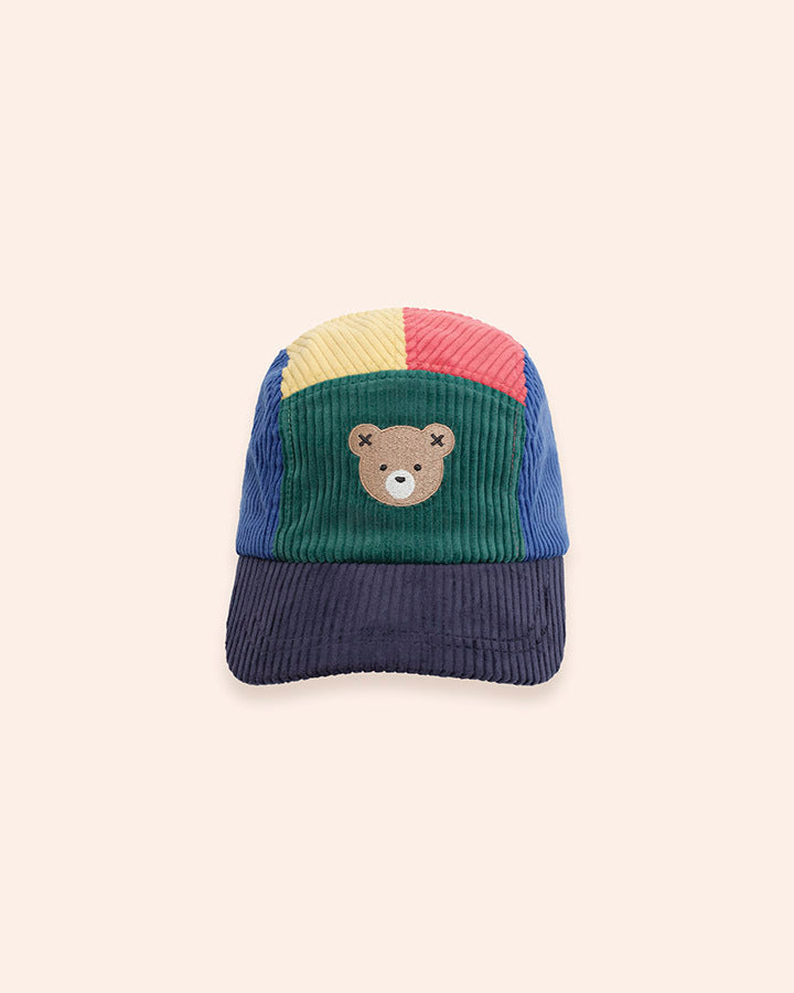 Huxbaby Colour Block Cord Panel Cap in MULTI