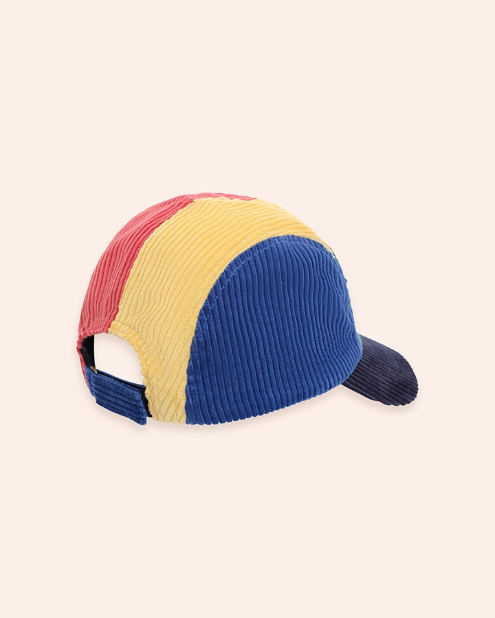 Huxbaby Colour Block Cord Panel Cap in MULTI
