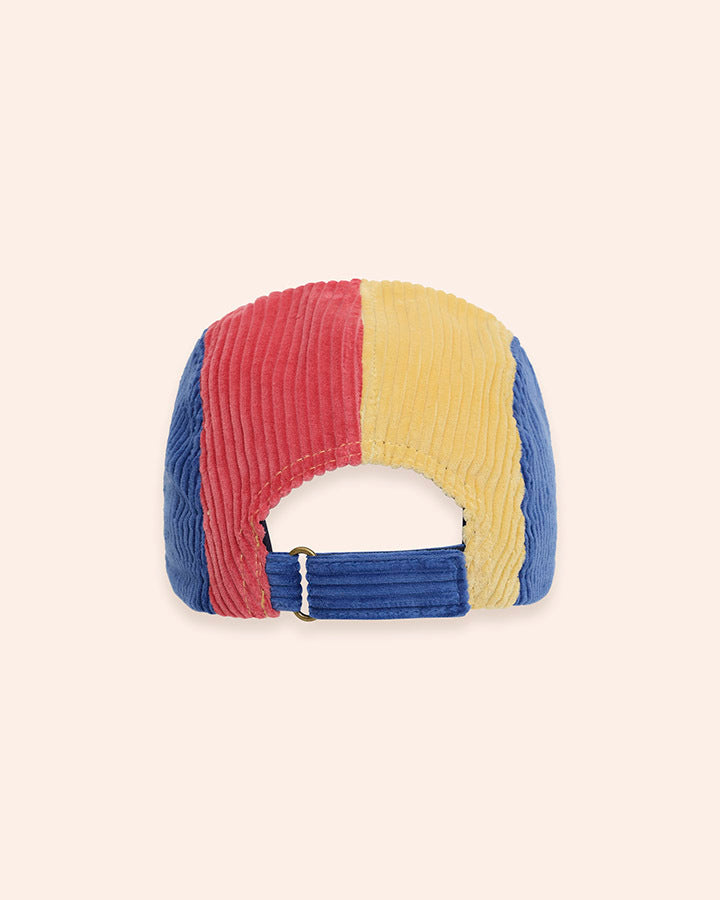 Huxbaby Colour Block Cord Panel Cap in MULTI