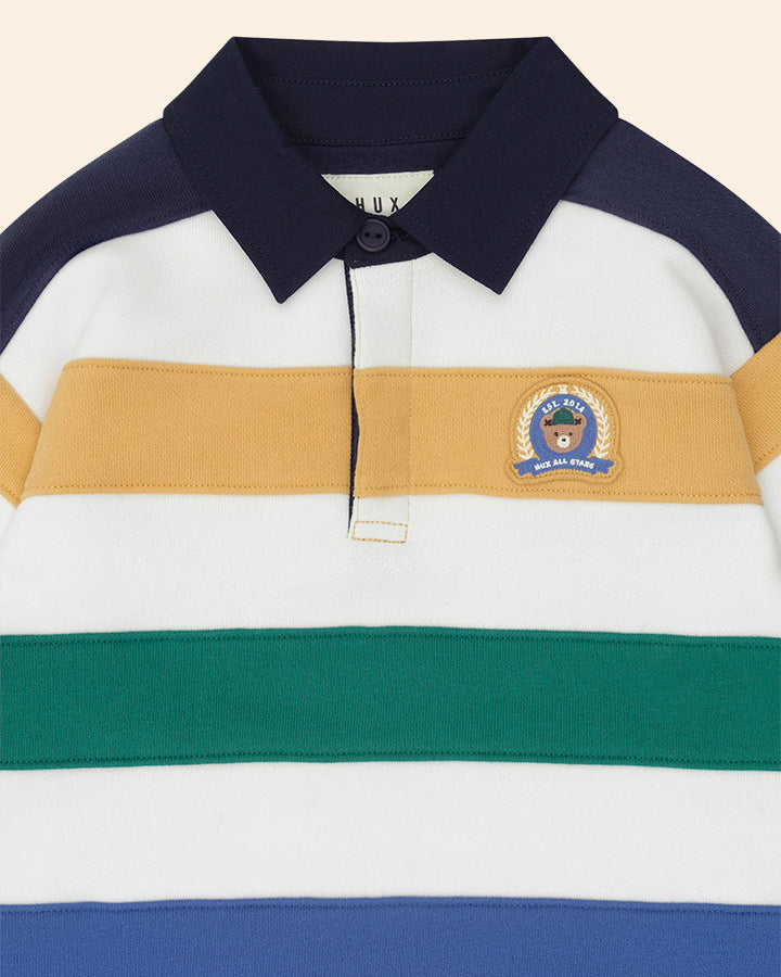 Huxbaby Colour Block Panelled Rugby in MULTI
