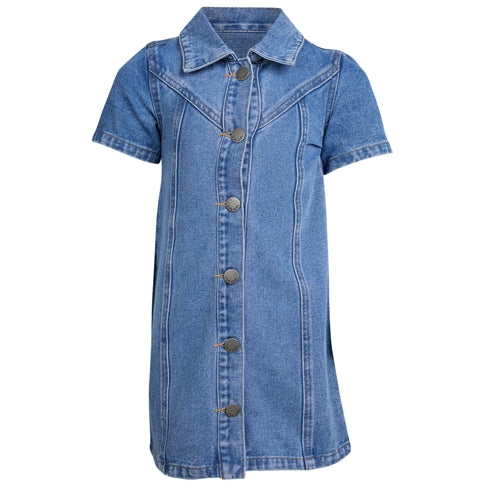 Eve Girl - Jenny A-Line Denim Dress (3-7)