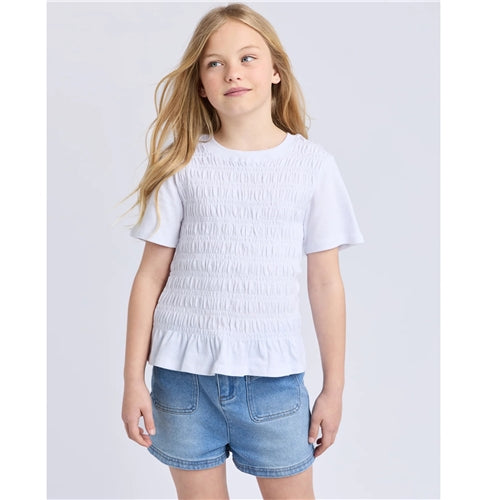 Eve Girl - Zara Shirred Tee (8-16)