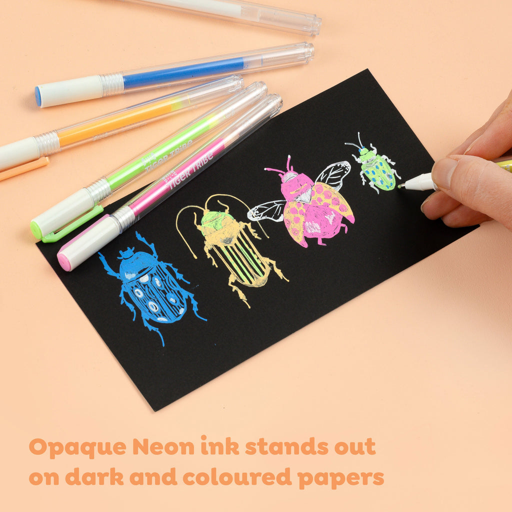 Tiger Tribe Neon Fine Tip Paint Pens in Single