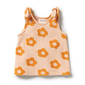Wilson and Frenchy Daisy Glow Organic Terry Singlet in Daisy Glow