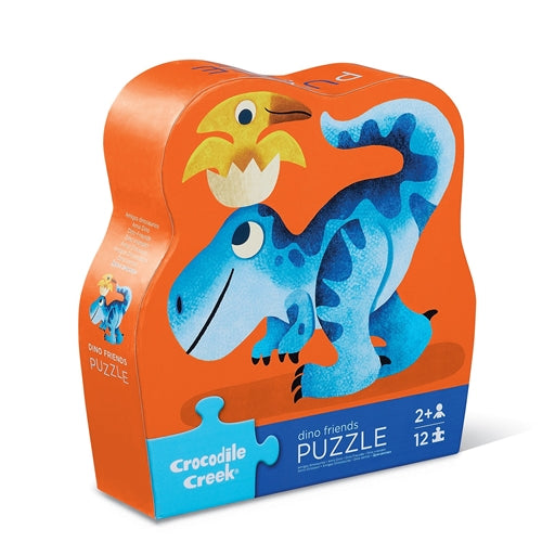 Crocodile Creek - Mini Puzzle 12pc - Dino Friends
