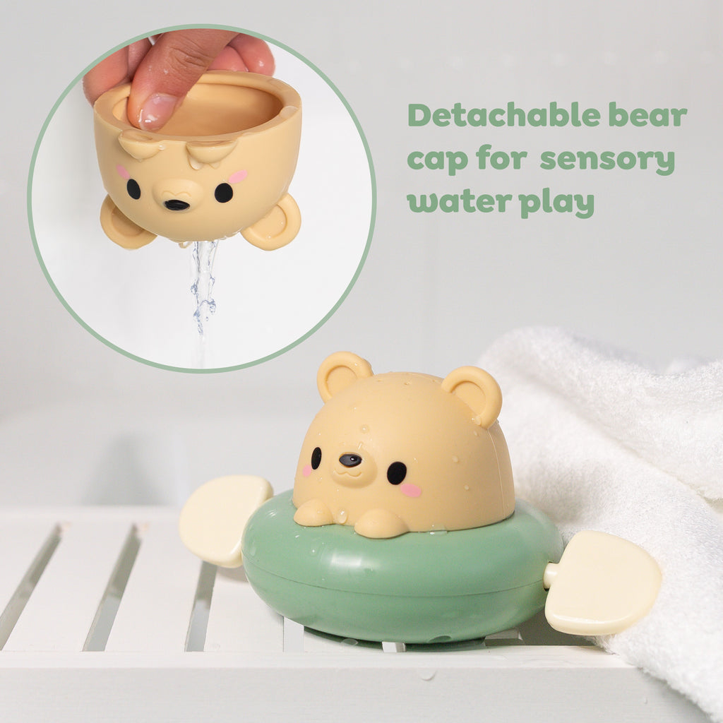 Tiger Tribe Bath Paddle Boat - Bear in Single