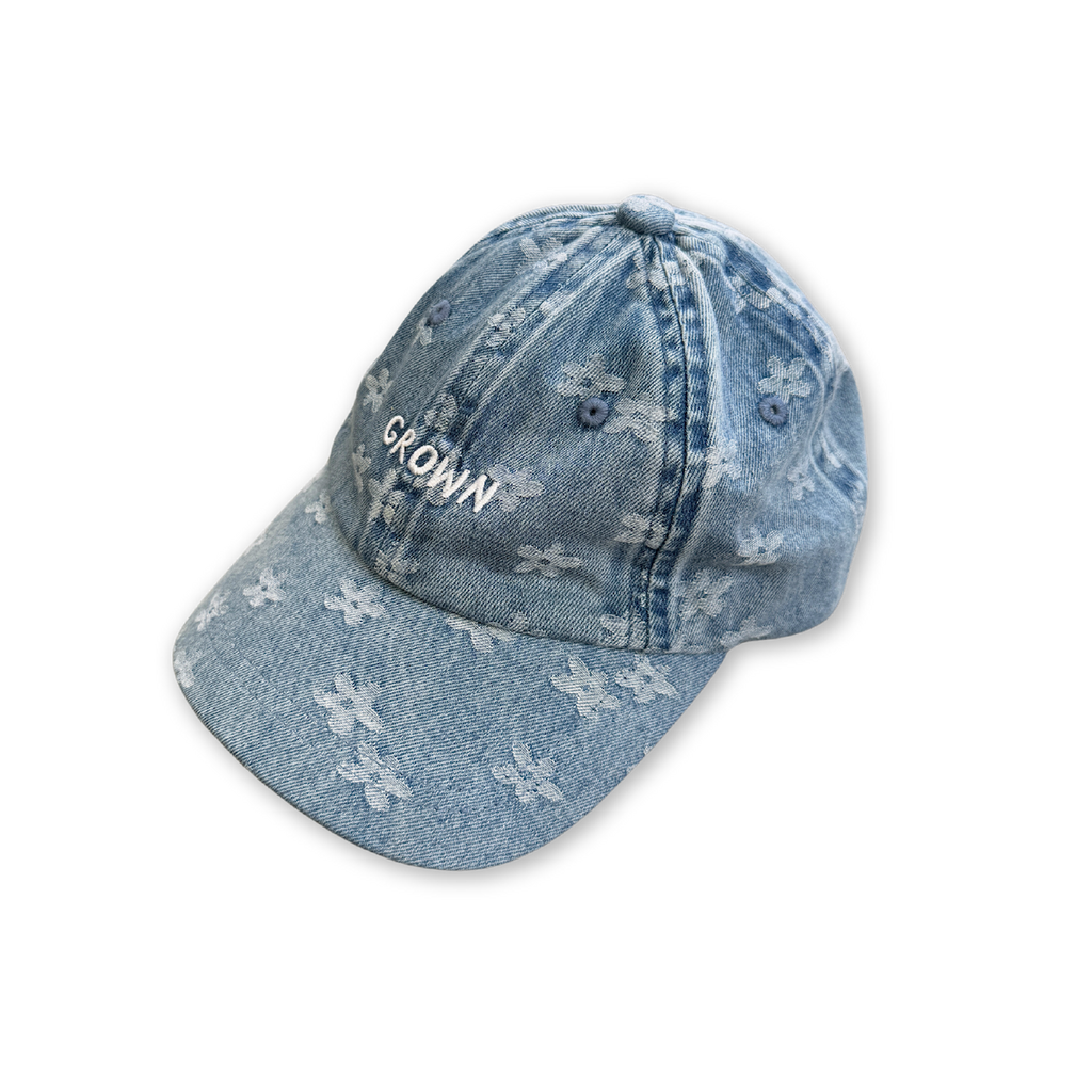 Grown Daisy Denim Cap in Single