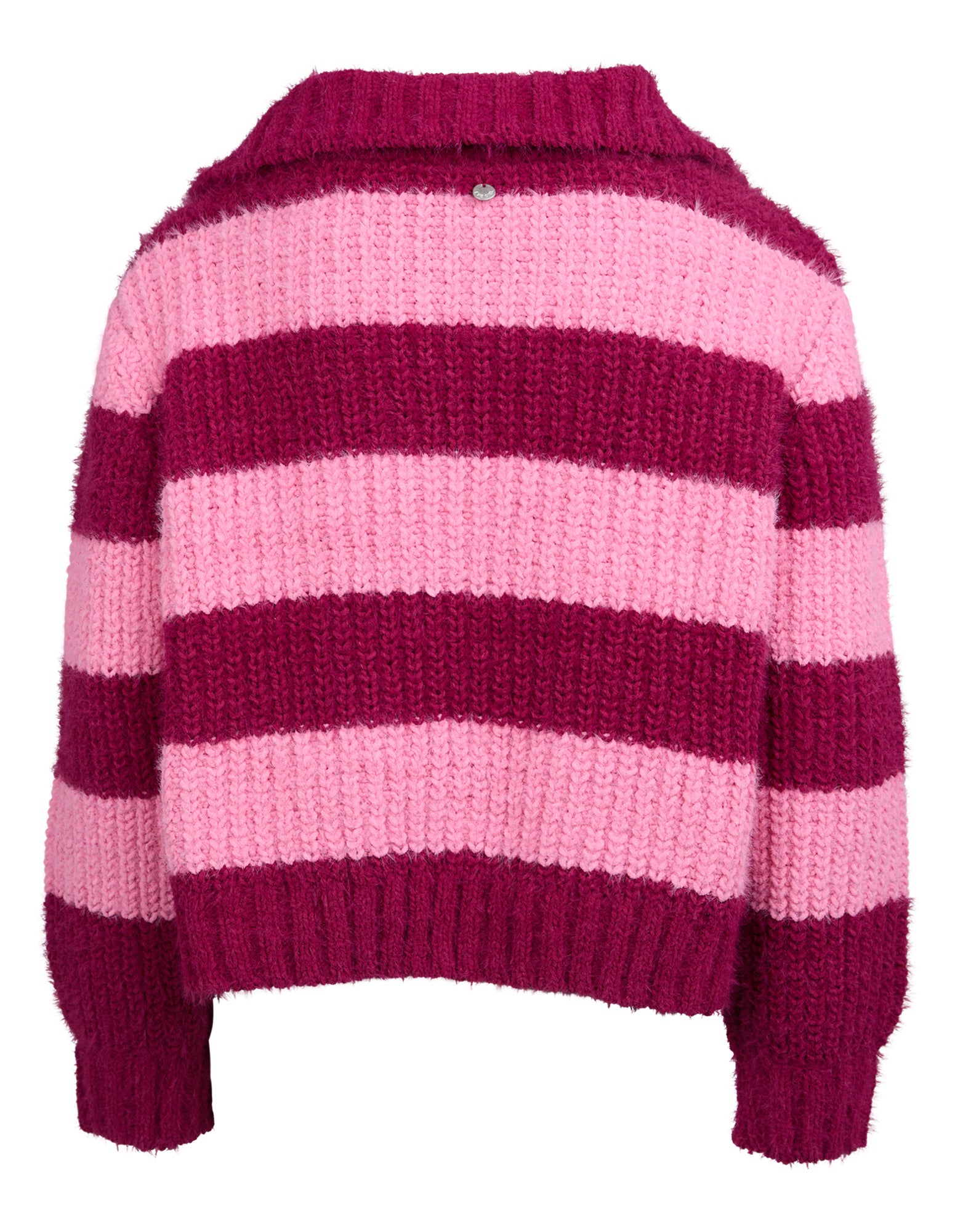 Eve Girl Daria 1/4 Zip Knit (Size 8-16) in CRANBERRY