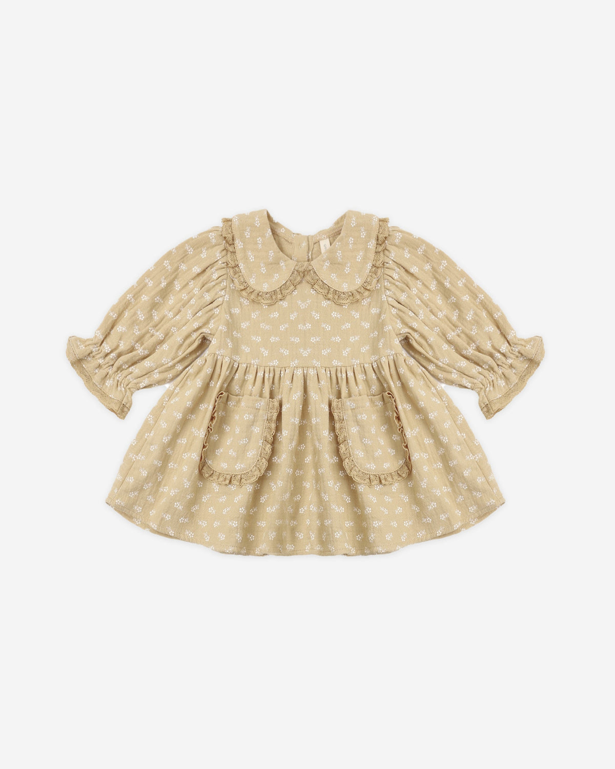 Quincy Mae Marisol Dress Butterscotch Floral in BUTTERSCOTCH