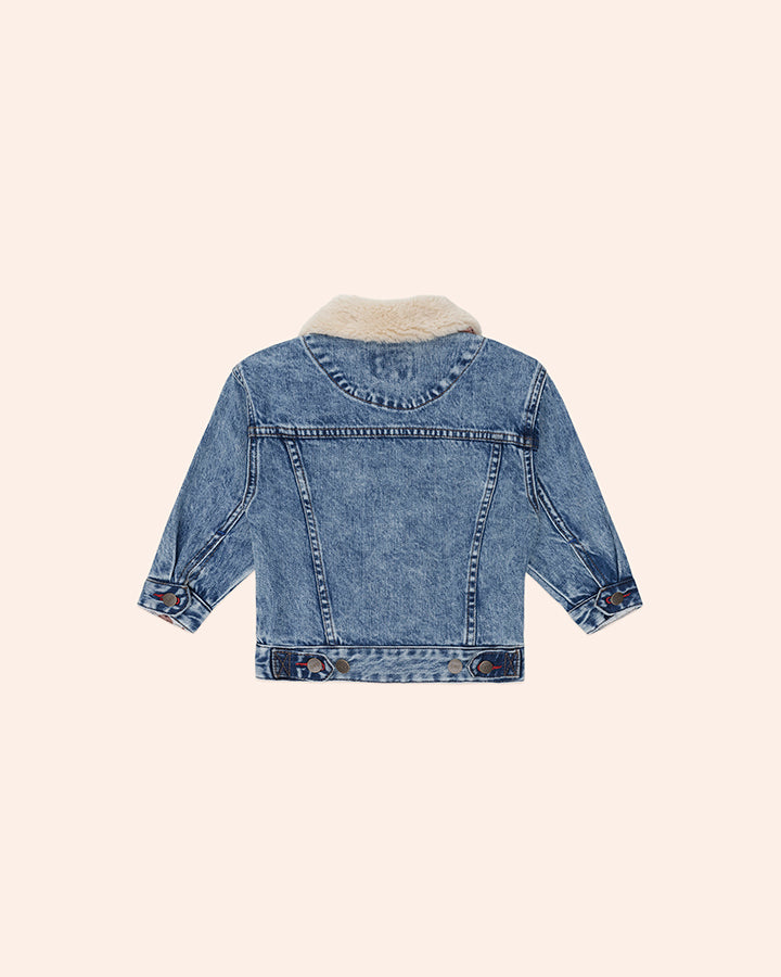 Huxbaby Dreamy Denim Jacket in DENIM BLUE