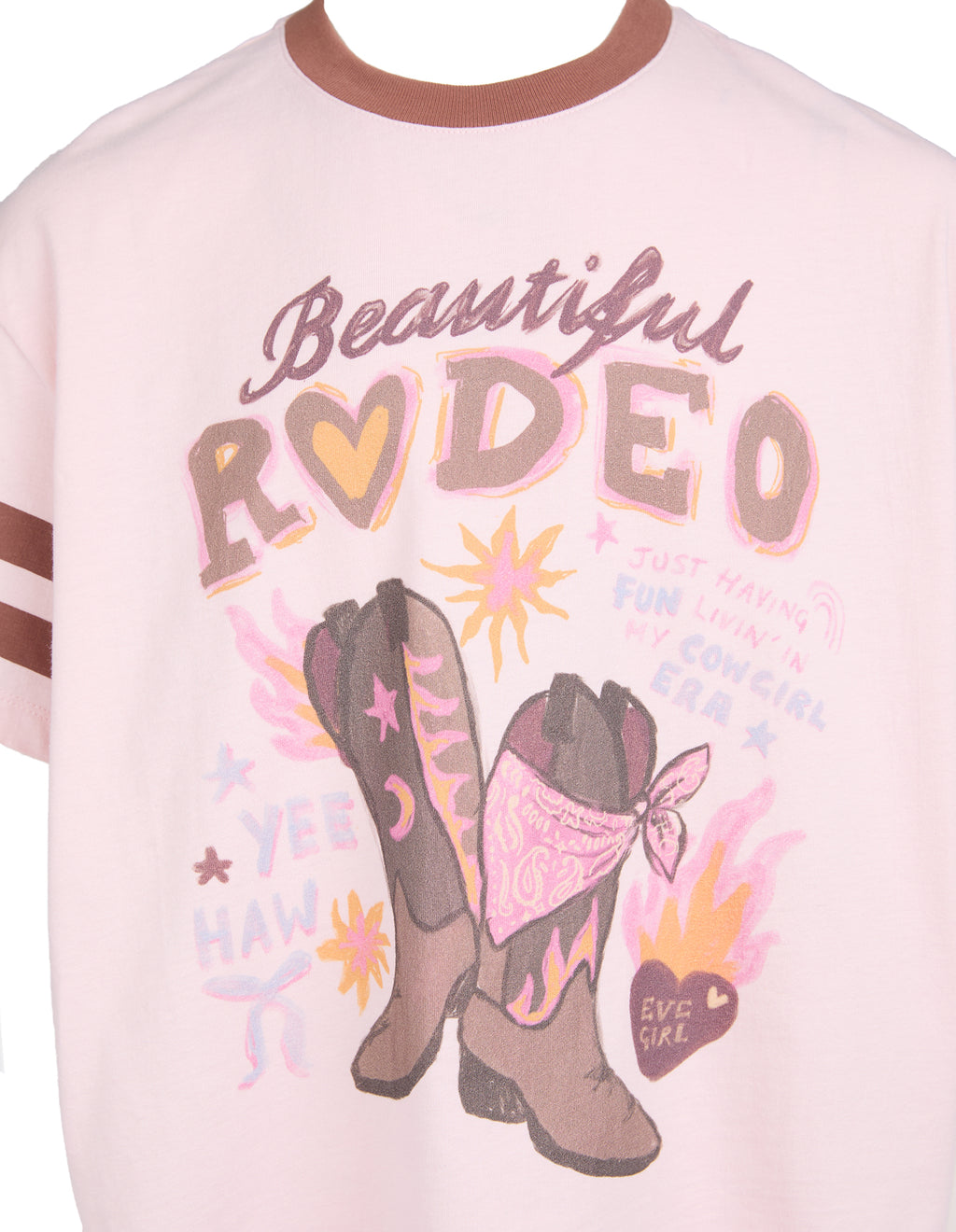 Eve Girl Dusty Tee (Size 3-7) in PALE PINK