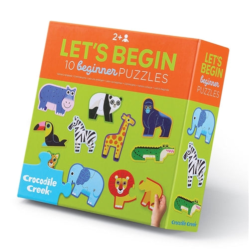 Crocodile Creel - Let's Begin Puzzle 2pc - Jungle