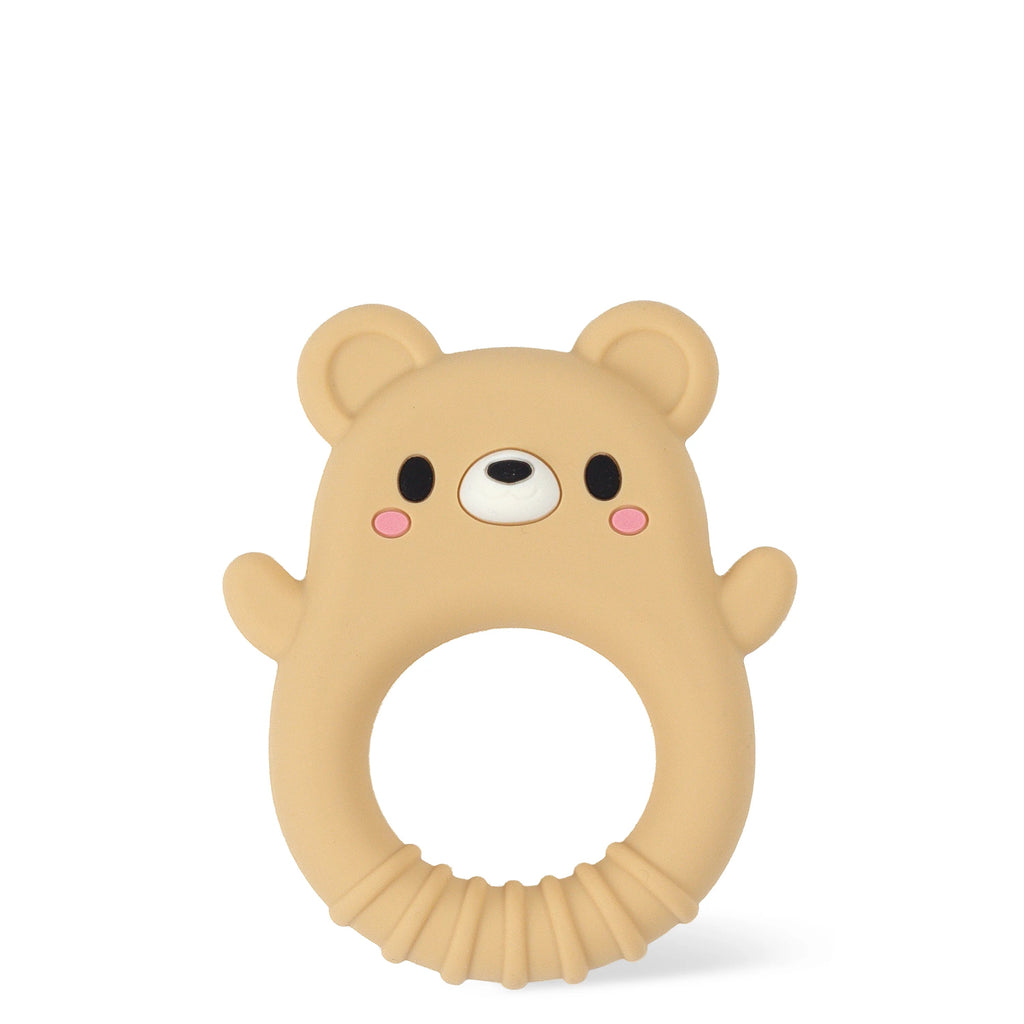 Tiger Tribe Silicone Teether - Bear in Single