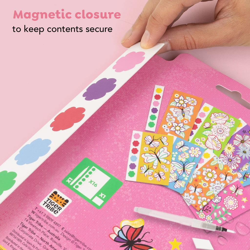 Tiger Tribe Paint a Picture Set - Butterflies & Flowers in Single