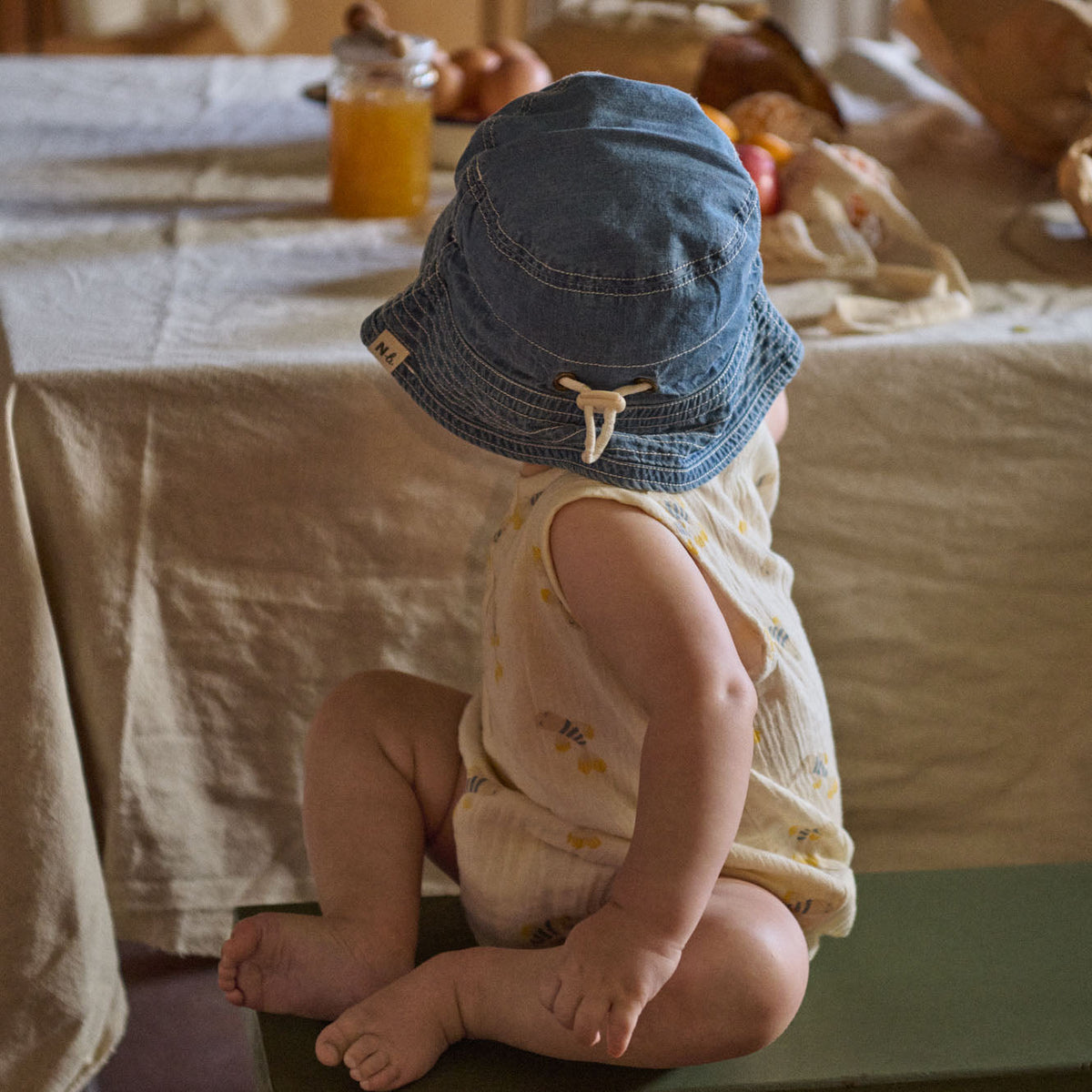 Nature Baby CEDAR SUIT MUSLIN in Fish Fable Print