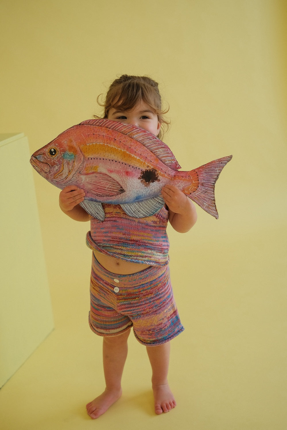 Grown Knitted Shorts - Rainbow in Single