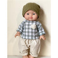 Little MizzDolly - Gingham Top & Pant - Sage