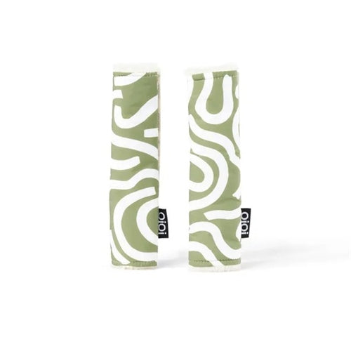 OIOI - Harness Cover - Green Squiggle/Faux
