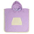 Acorn - Lavender Terry Towelling Hooded Towel