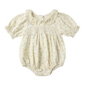 Quincy Mae - Collared Bubble Jumpsuit - Golden Floral