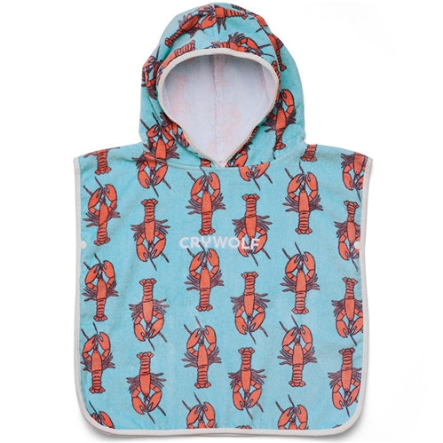 Crywolf - Baby Hooded Towel - Little Lobsters (Lucky Days)