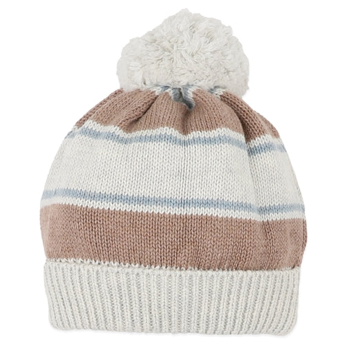 Bebe - Alvin Stripe Organic Knitted Beanie