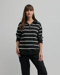 Yarra Trail Eternal Sweat in BLACK/ECRU 2