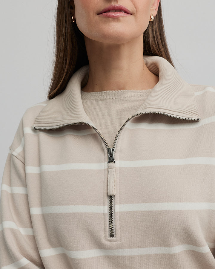Yarra Trail Eternal Sweat in ALMOND/ECRU