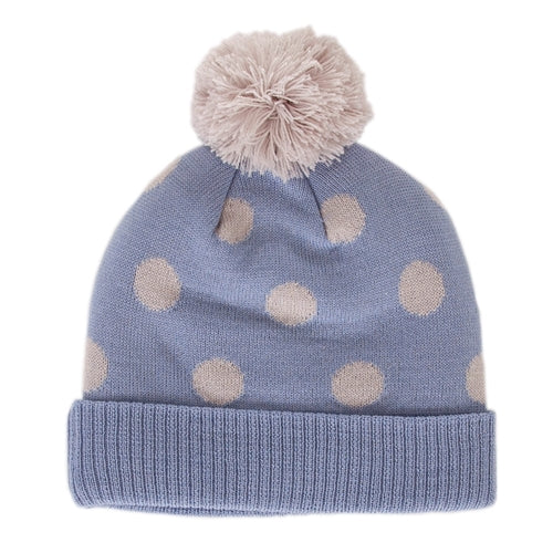 Acorn - Raindrops Merino Beanie - Blue (AW24)