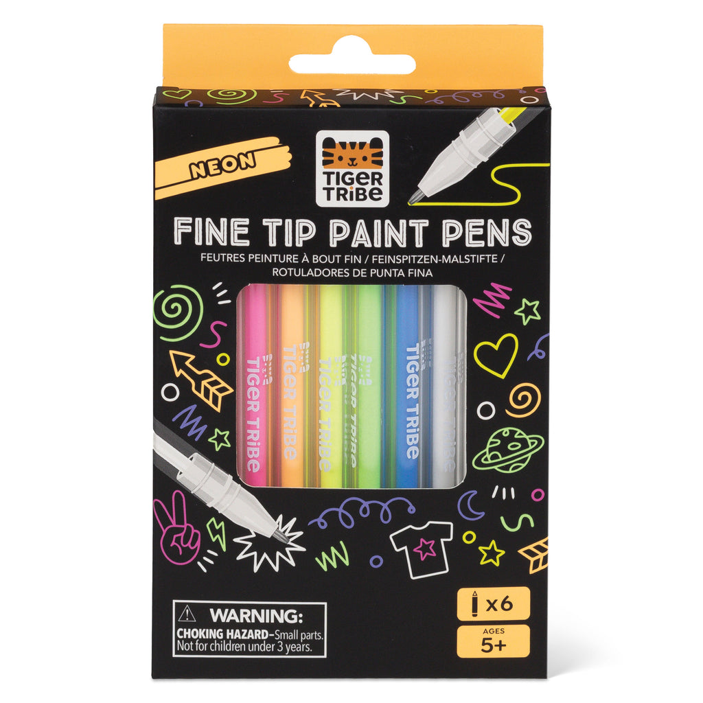 Tiger Tribe Neon Fine Tip Paint Pens in Single
