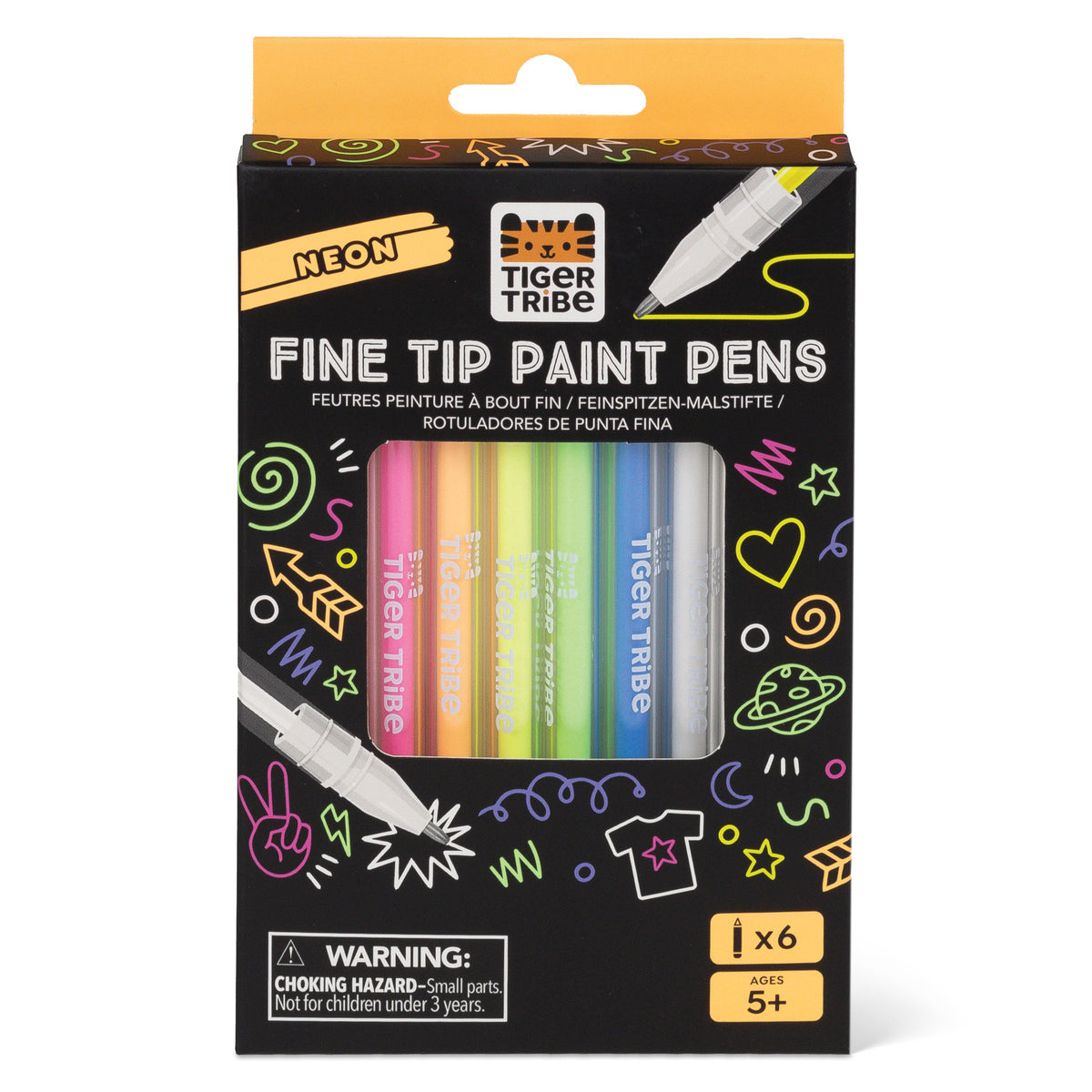 Tiger Tribe Neon Fine Tip Paint Pens in Single