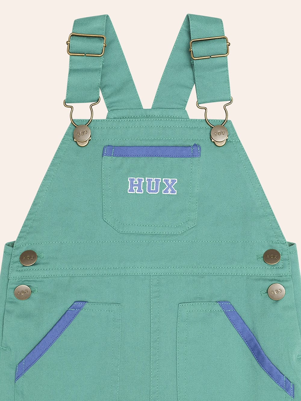 HUXBABY Vintage Green Hux Shortall in VINTAGE GREEN