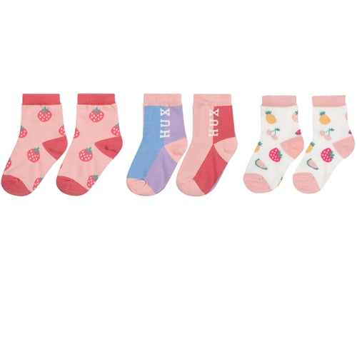 HUX - Best Socks Ever 3 Pack Tutti Frutti (Jetsetter)