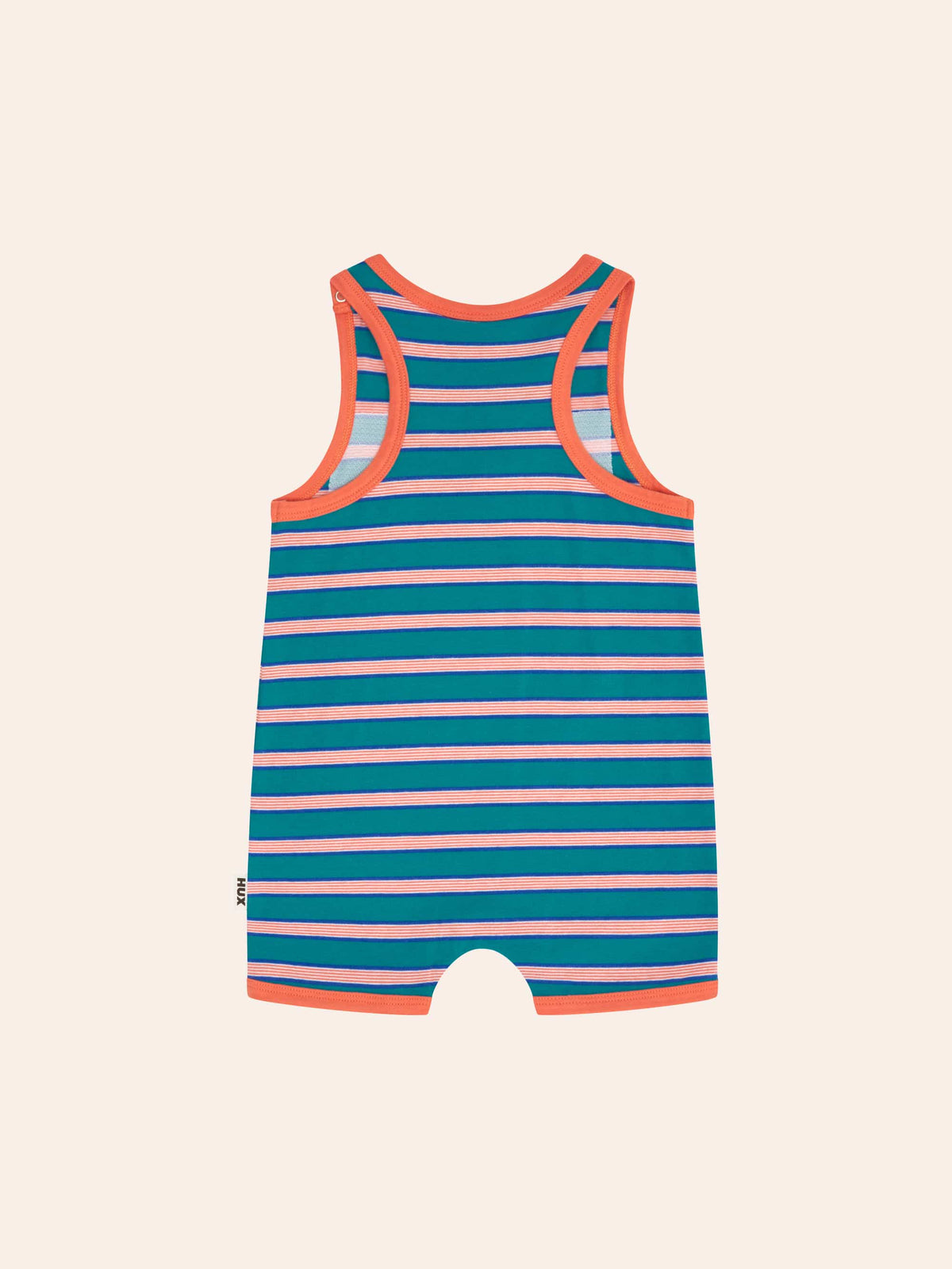 HUXBABY Snorkel Sitting Hux Stripe Romper in Single
