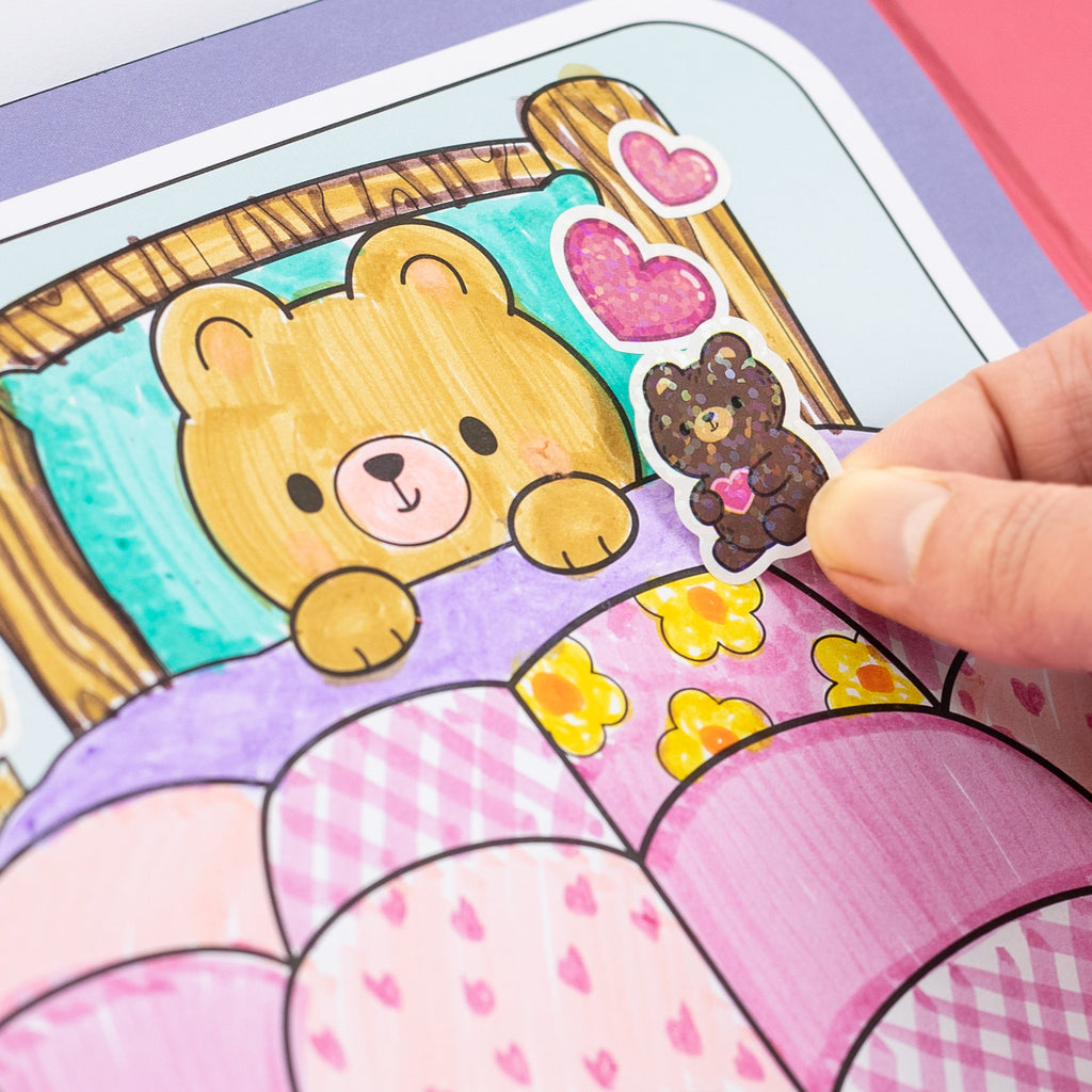Tiger Tribe Great Big Colouring Set - Magical Mini Worlds in Single