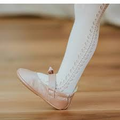 BeBe - Open Work Tights - Ivory