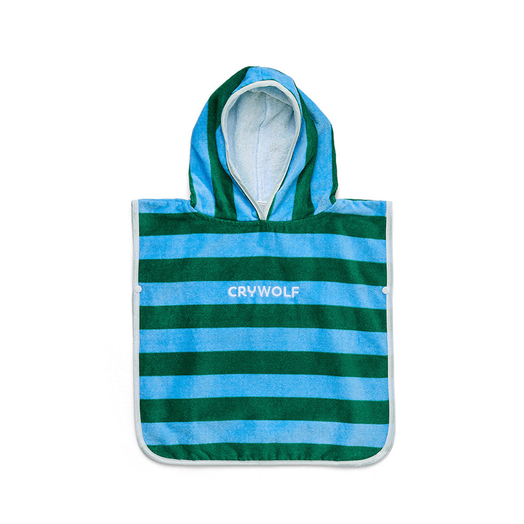 Crywolf BABY HOODED TOWEL Deck Stripe in Single