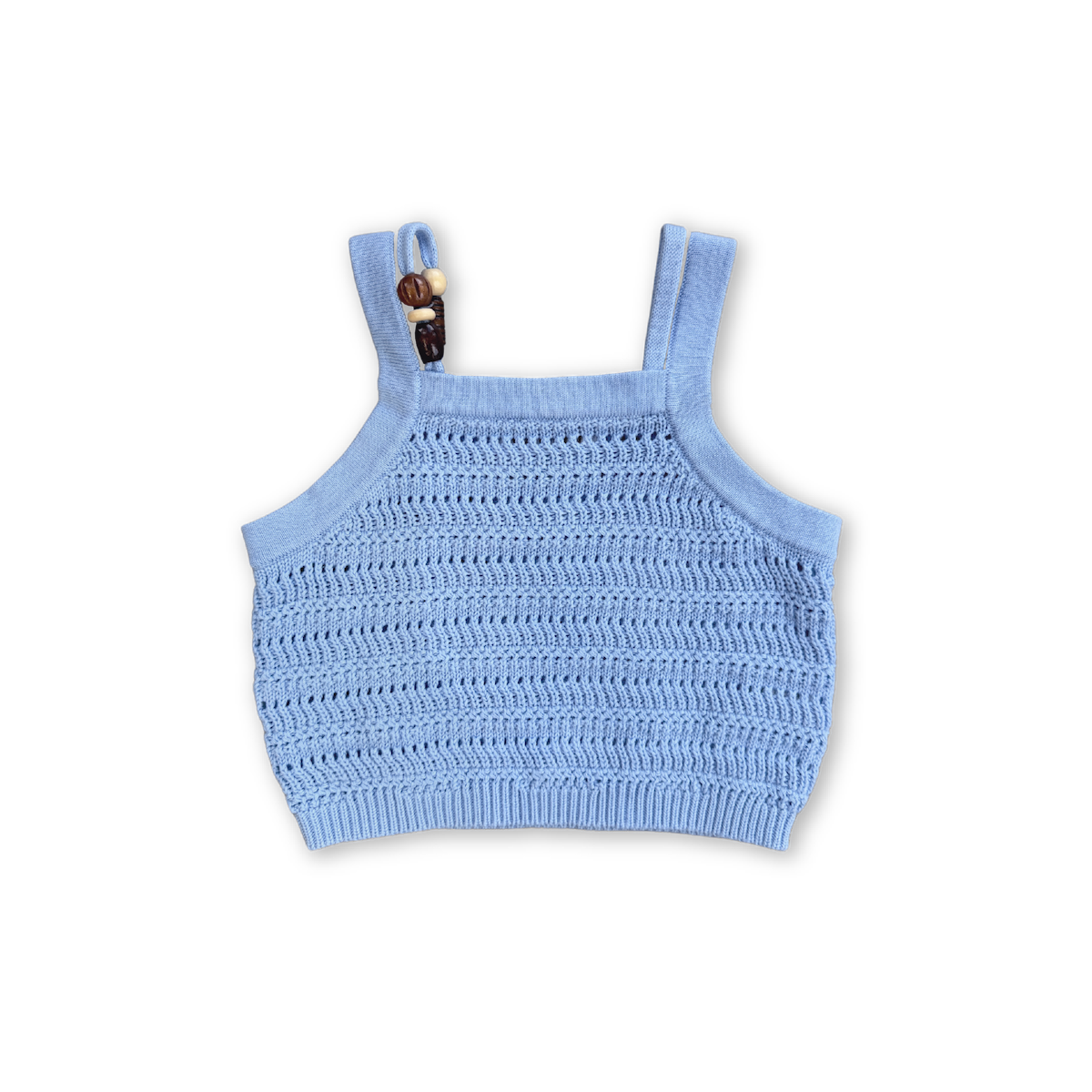 Grown Organic Knitted Bead Top - Bubble in Single