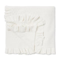 Aster & Oak - Ivory Ruffle Knit Blanket (AOW24)